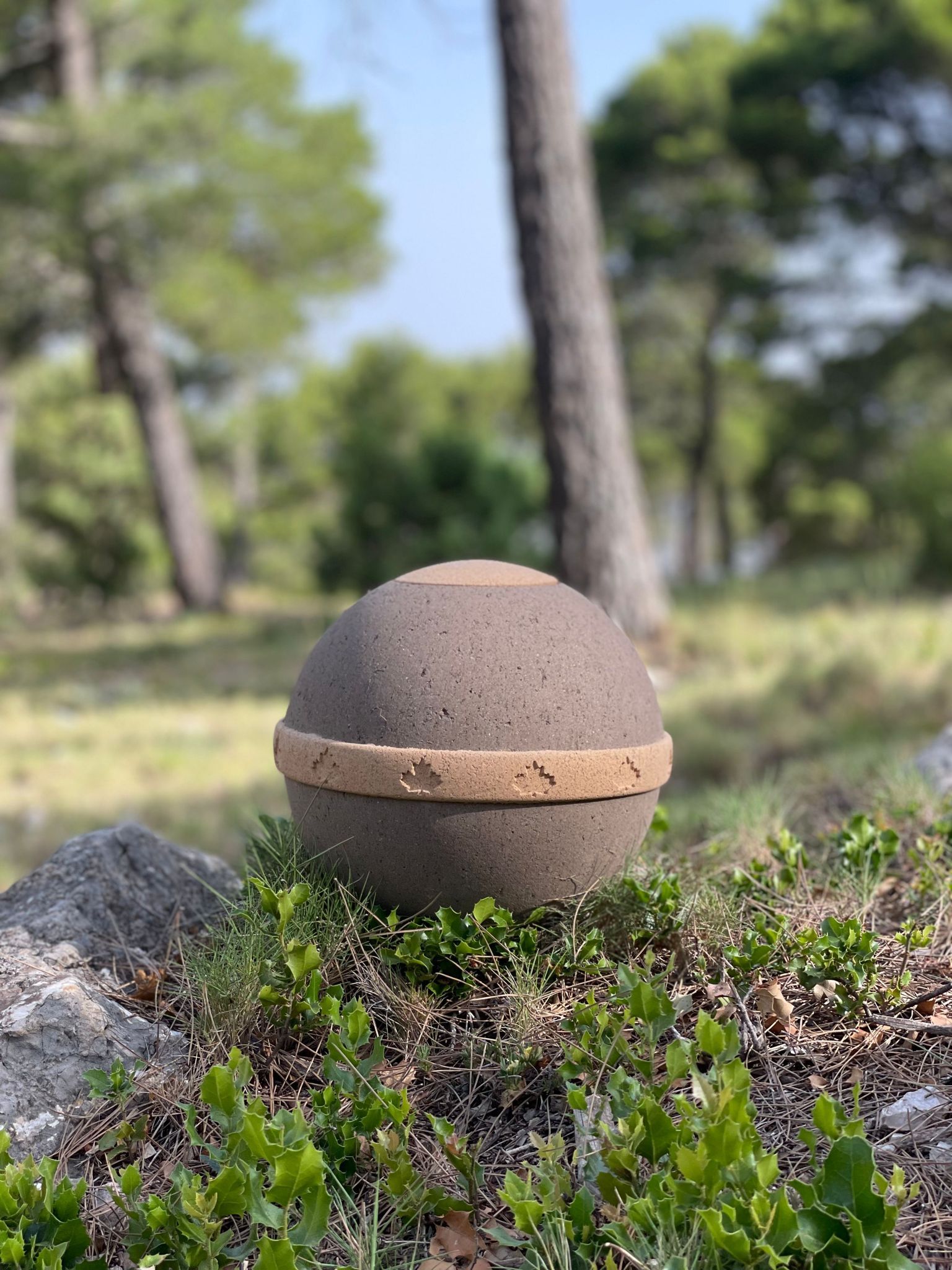 Biodegradable urns for planting a tree or to be deposited in the ground