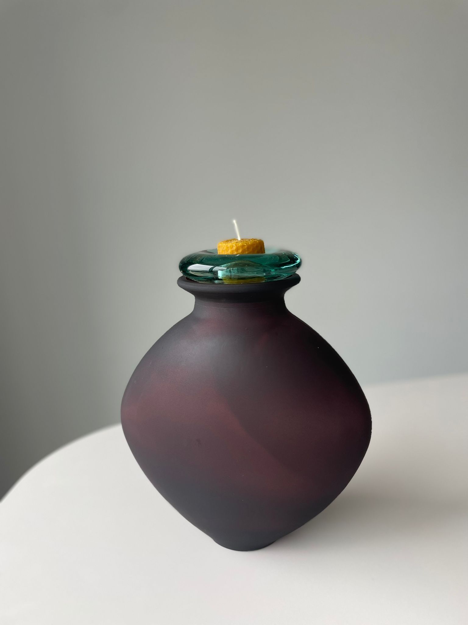 Flamma recycled glass urn